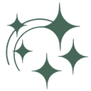 Symbol med stjärnor som representerar Soul Resonance Realignment och nervsystemslugn
