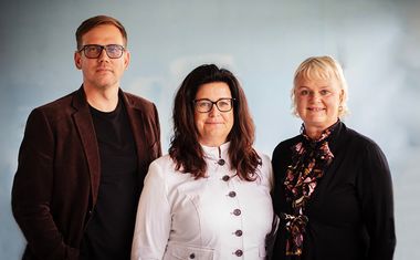 Gruppbild på AW Rekrytering & HRs tre konsulter
