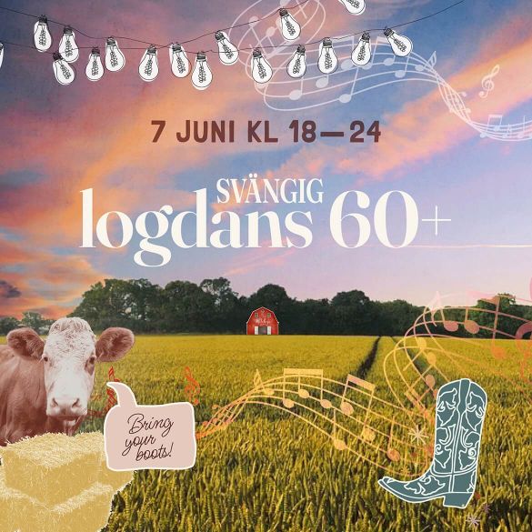 Malmberga Loge - Svängig logdans 60+ 7/6 Country style Bugg Livebband