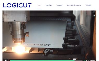 Web design för Logicut