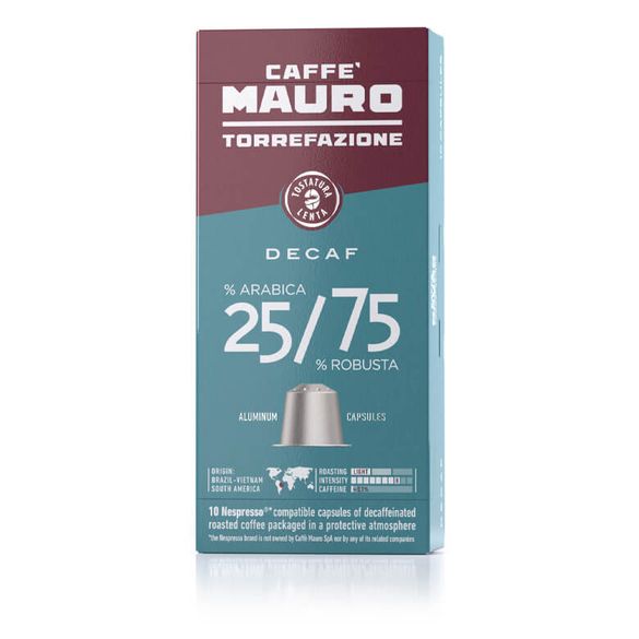 Caffe Mauro Decaffeinato – koffeinfritt kaffekapslar