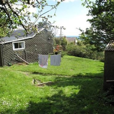 The first view of Green Shutters when you entered the original white picket gate