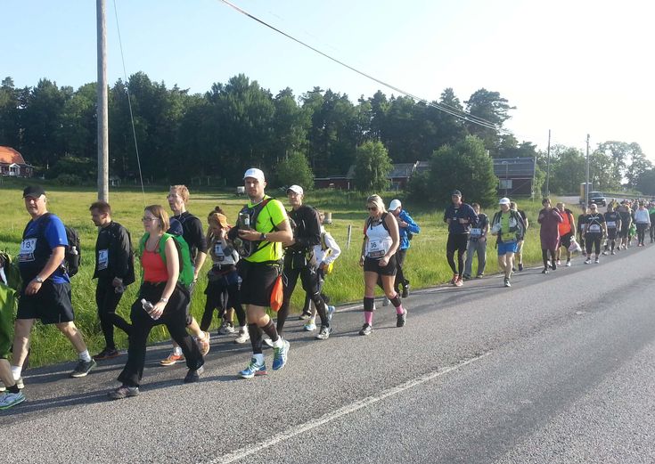 Tävlare i Maratonmarschen
