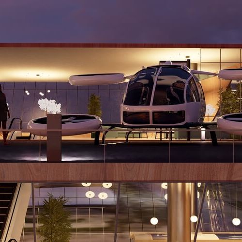 Bild på en framtida helikopter