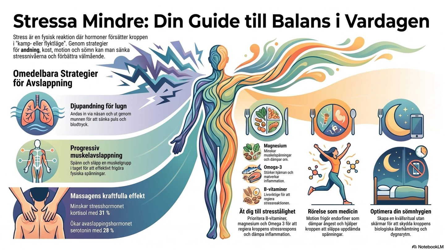 Stressa mindre, din guide till balans i vardagen, bilden visar balans.