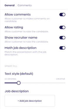 Kandidatpresentation Cruitify. Candidatepresentation