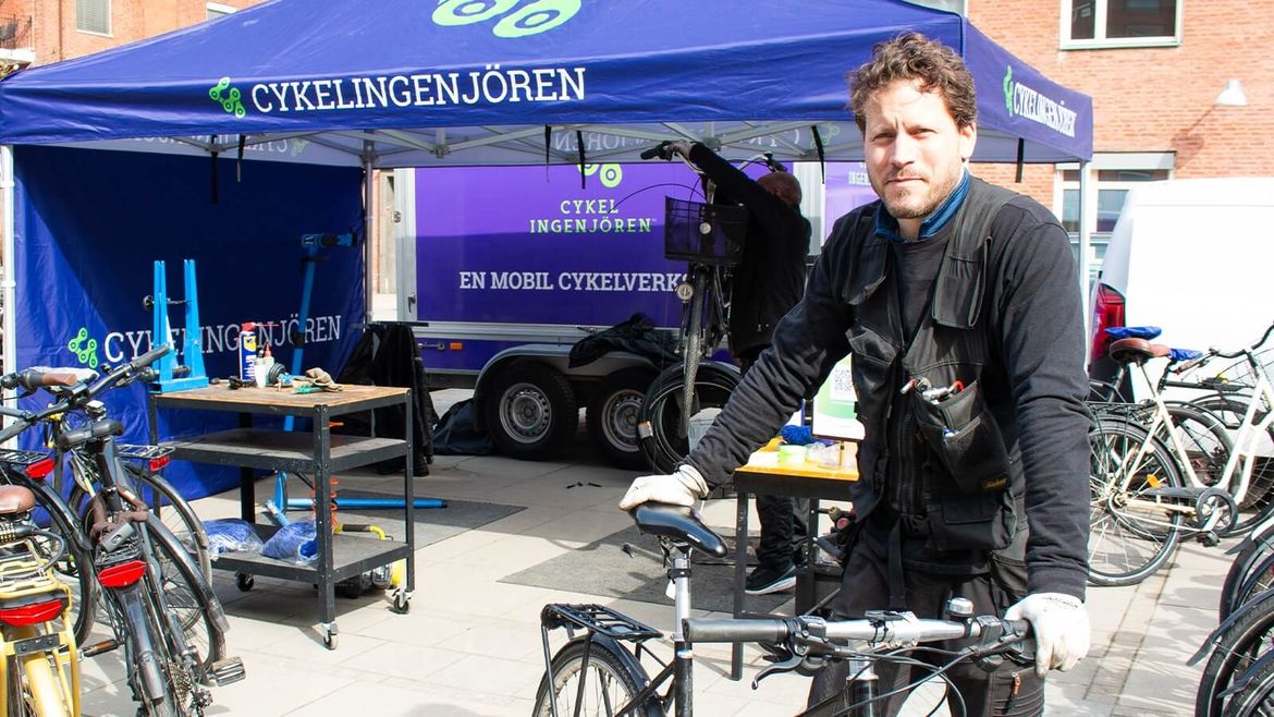 Eric Bjärkvik, ägare på Cykelingenjören 