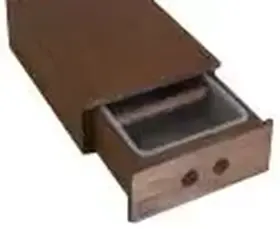 Cassetto Classico Baslåda mörkt trä