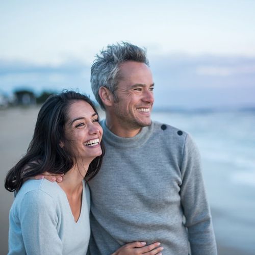 Couple on the beach