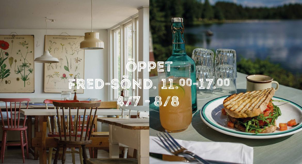 Bild på ett sommarcafé
