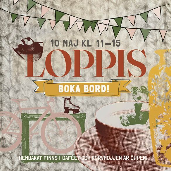Sälj på loppis Malmberga loge Kungsör - Loppmarknad 10/4