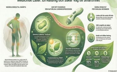 Medicinsk laser för behandling av muskuloskelatal smärta och värk hos Massageterapeuten Göteborg AB