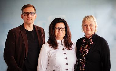 Gruppbild på AW Rekrytering & HRs tre konsulter