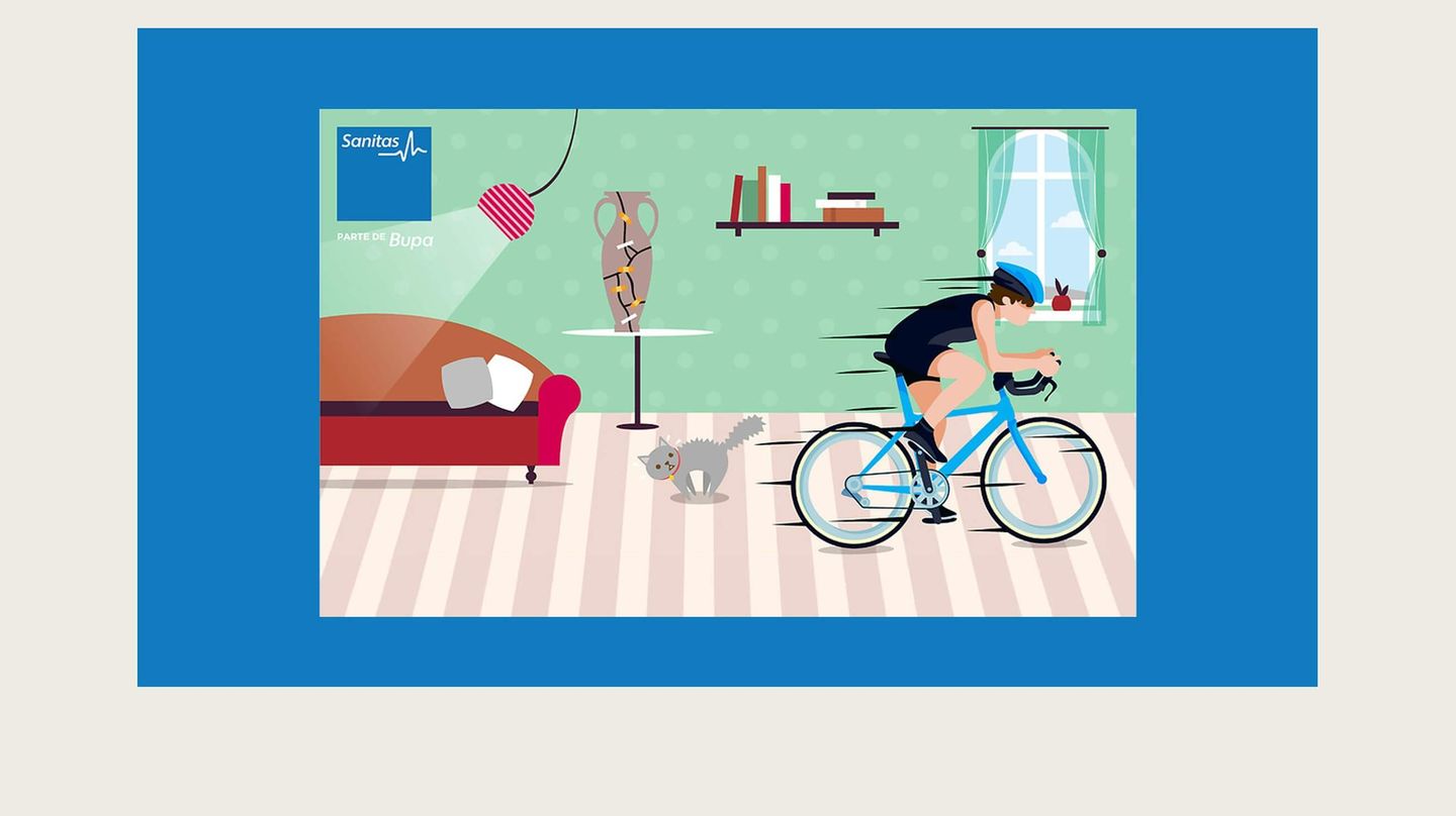 Bicycling in the house