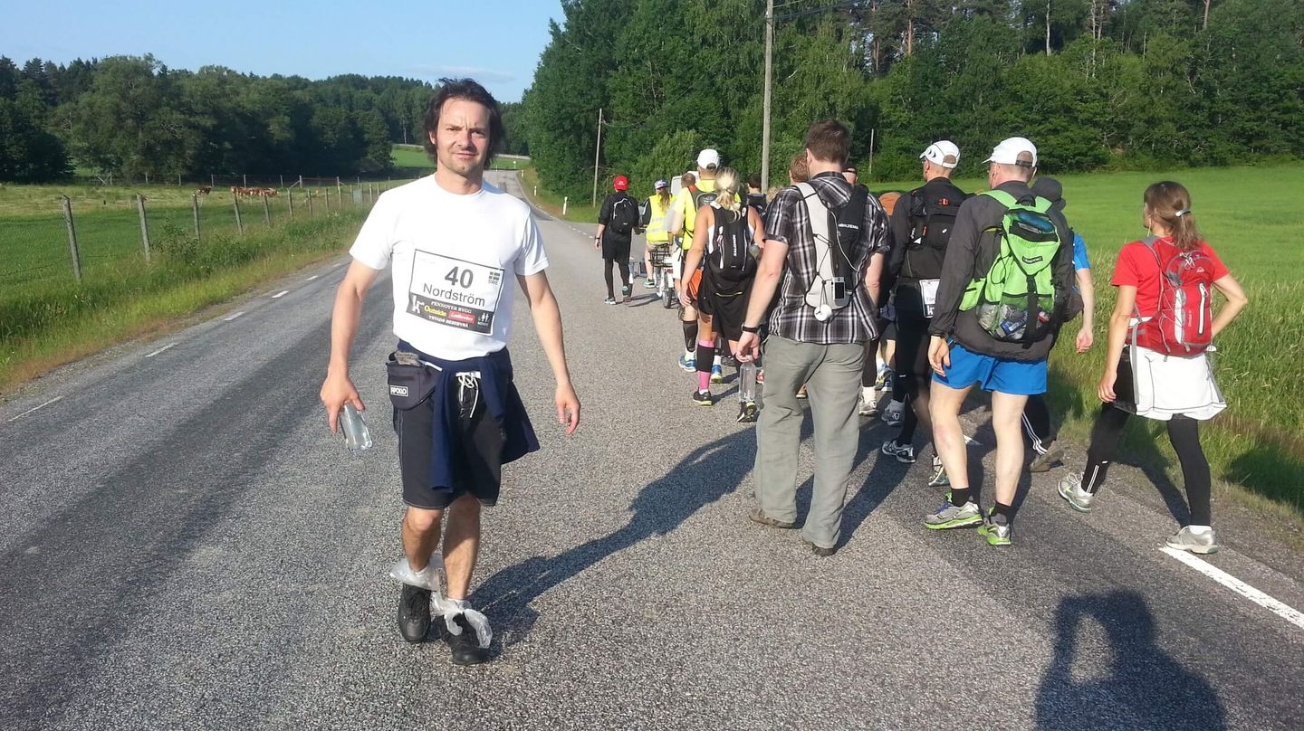 Per tävlar i Maratonmarschen