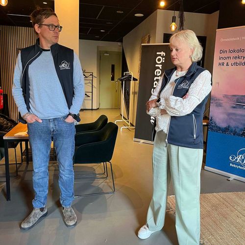Bild på Anders och Anette från AW Rekrytering & HR