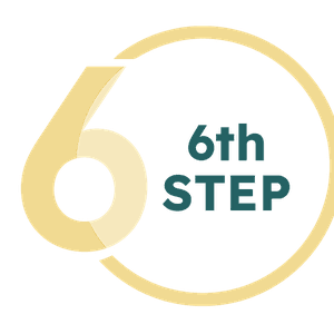 6th Step in the Process