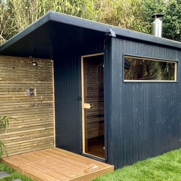 Earth Sea and Heat Retreat Sauna - a mobile wood-fired sauna experience exclusively for our guests use