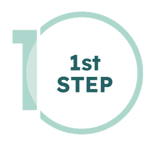 1st Step in the Process