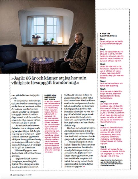 Intervju i Psykologtidningen