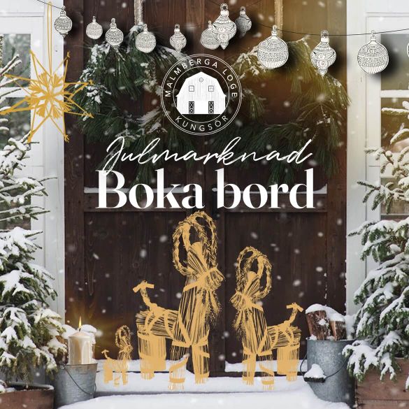 Malmberga Kungsör Julmarknad 2026 - Boka Bord sälj på julmarknad