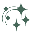 Symbol med stjärnor som representerar Soul Resonance Realignment och nervsystemslugn