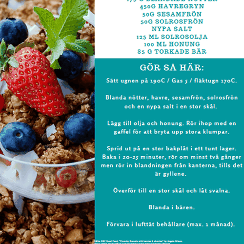 Recept: knaprig Granola