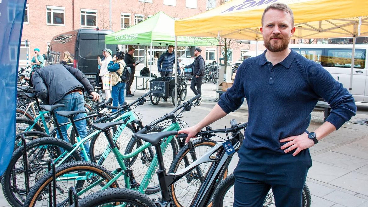 Robert Bergström, miljösamordnare på Sahlgrenska Universitetssjukhuset