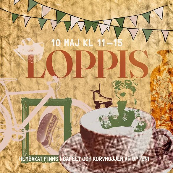 Loppis Malmberga loge Kungsör - Loppmarknad 10/4