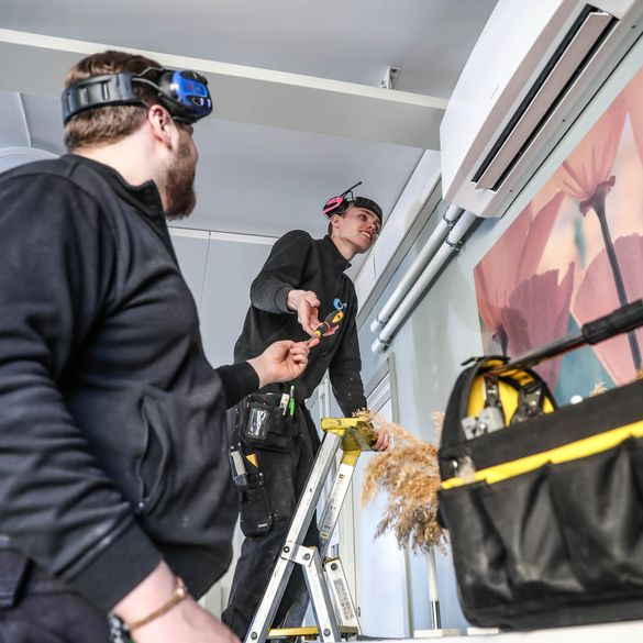 Rör & Sanitetsmontage kontrollerar värmesystem i fastighet